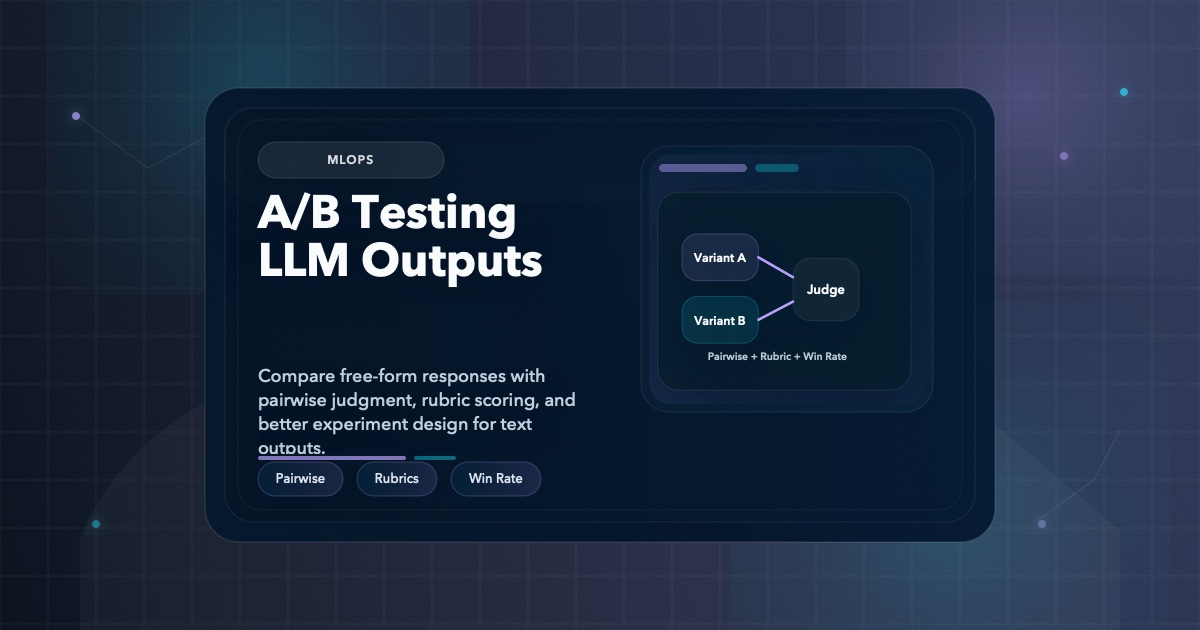 A/B Testing LLM Outputs: Statistical Methods for Non-Numeric Responses