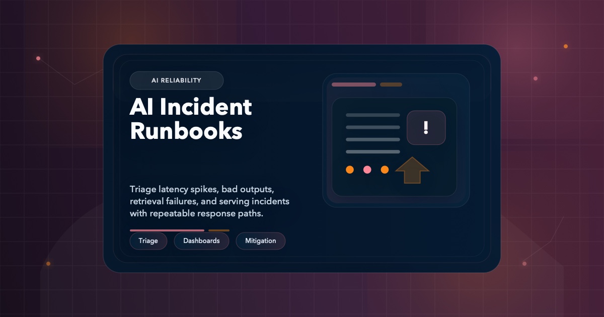 AI Incident Response Runbooks for Production Models