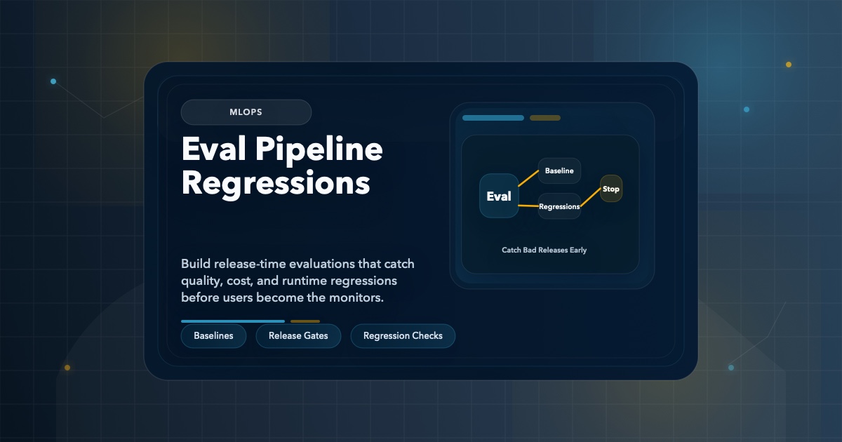Building an Eval Pipeline That Catches Regressions Before Users Do
